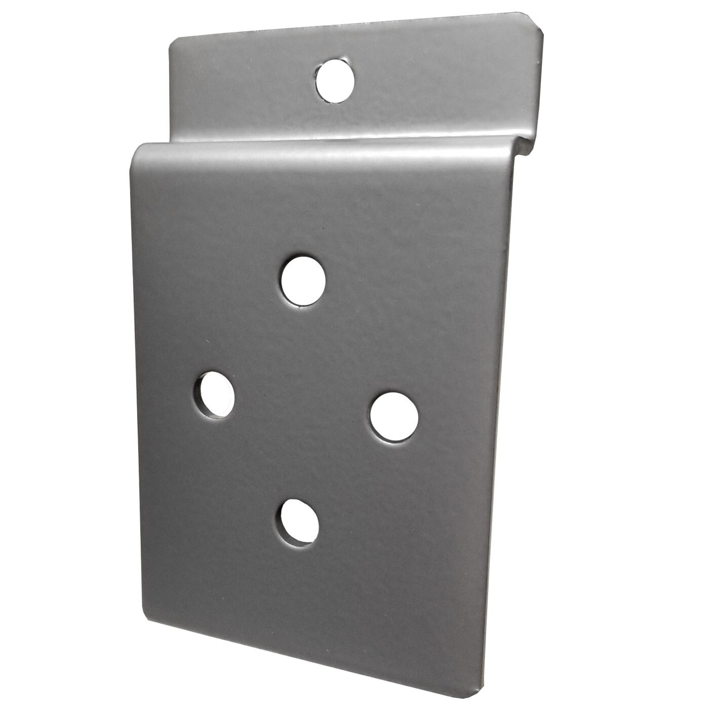 Slatwall Backplate, Slatwall Mounting Plate 100 pieces Silver SPB4S