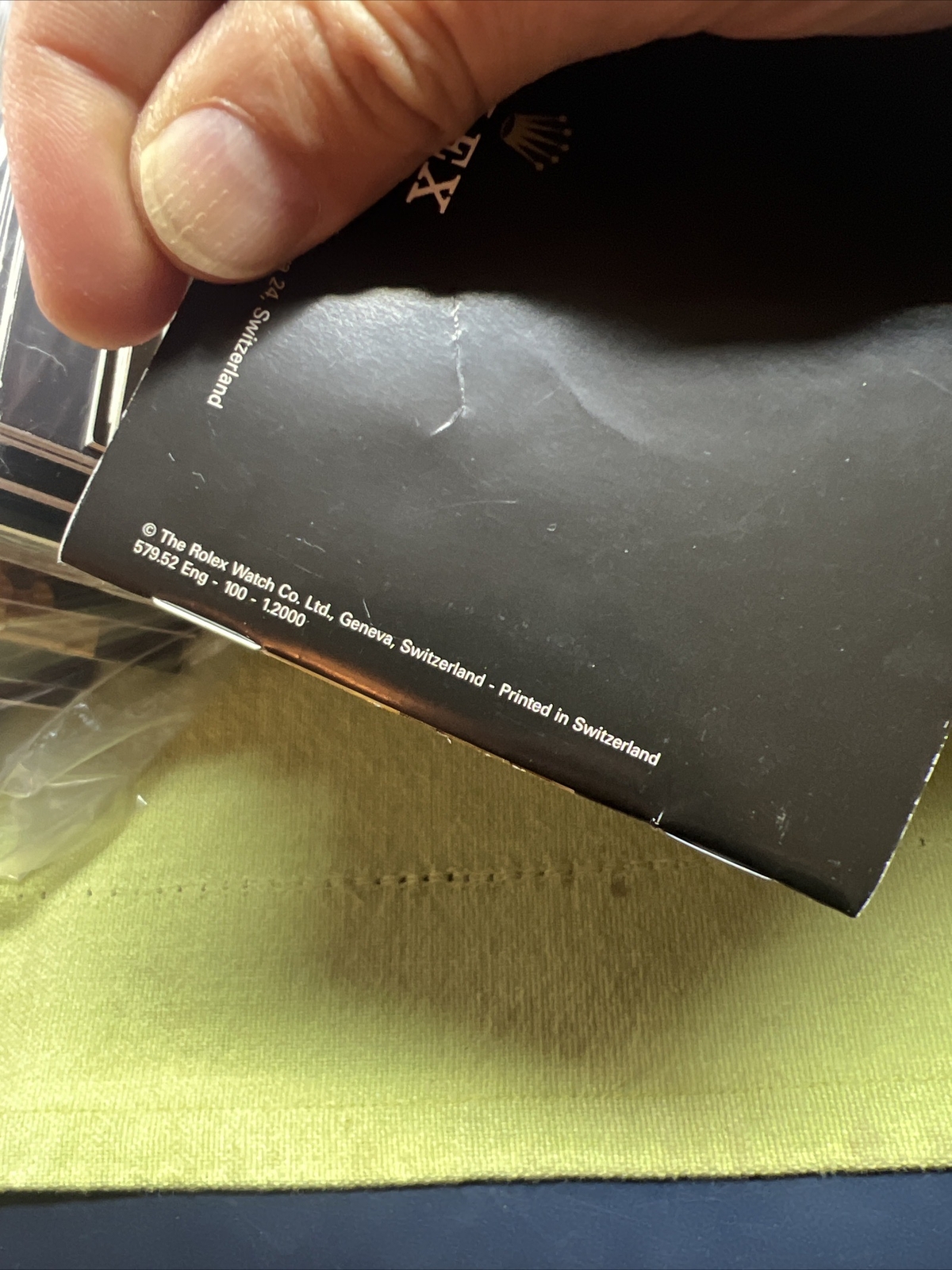 Rolex “your Rolex Oyster”Booklets ;manual 1990-2000 Please choose ,All English❗️