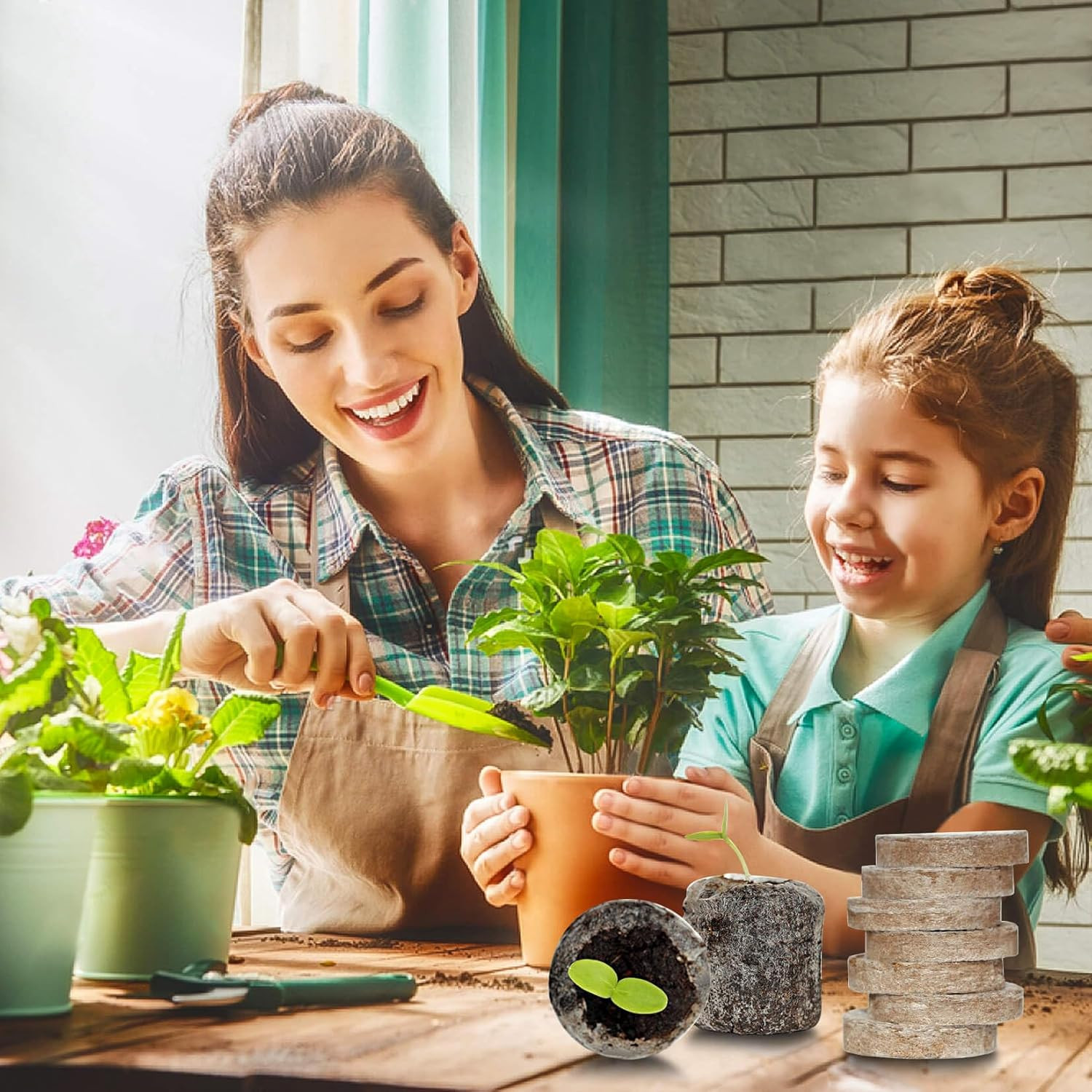 50PCS Peat Pellets for Seedlings - 30MM Seed Starter Pellets Peat Pods for Start