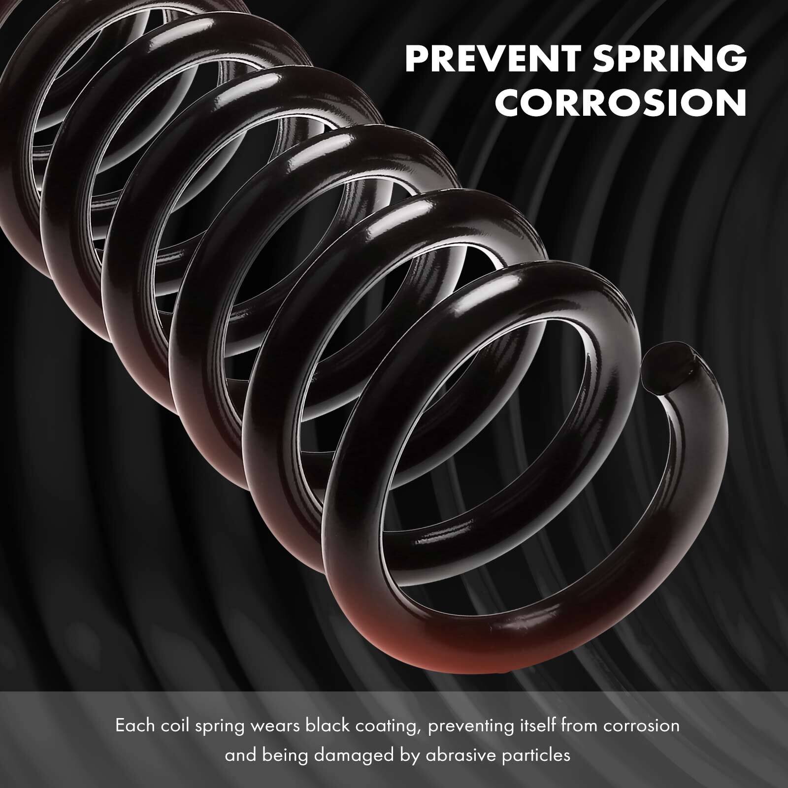 2x Front Coil Spring Set for Ford Mustang II 1974-1976 1978 Pinto Mercury Bobcat