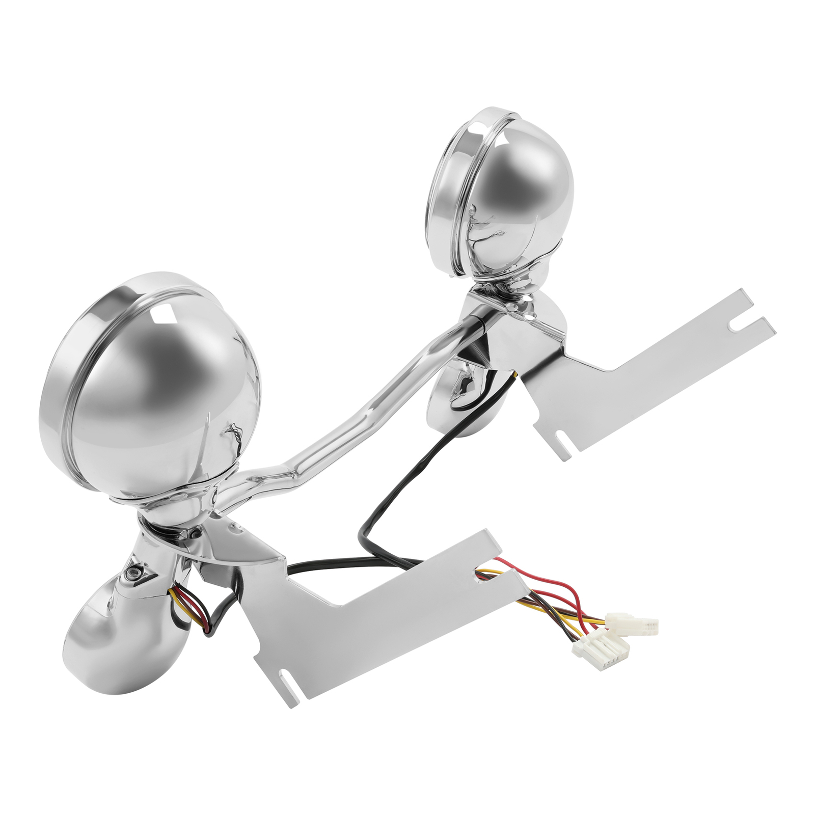 Led Passing Turn Signals Driving Fog Spot Light Bar For Harley Electra Glide 94+