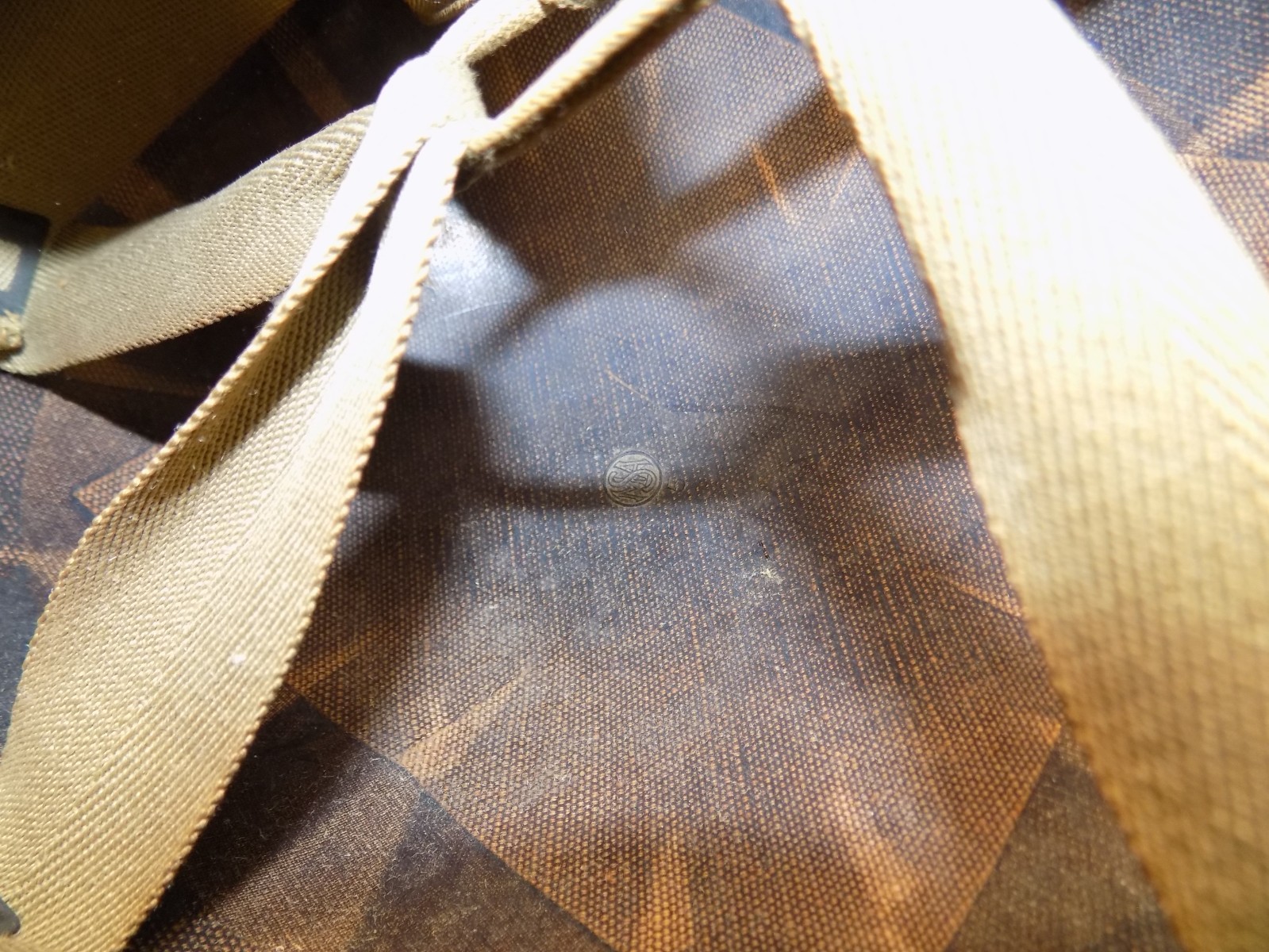 WW2 Era Mine Safety Appliance MSA US Military M1 Fiber Helmet Liner Painted