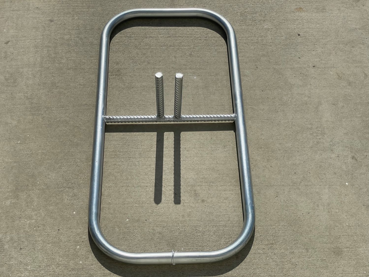 Sandbaggy Chain Link Fence Panel Base (Galvanized) - Temporary Fencing Stands