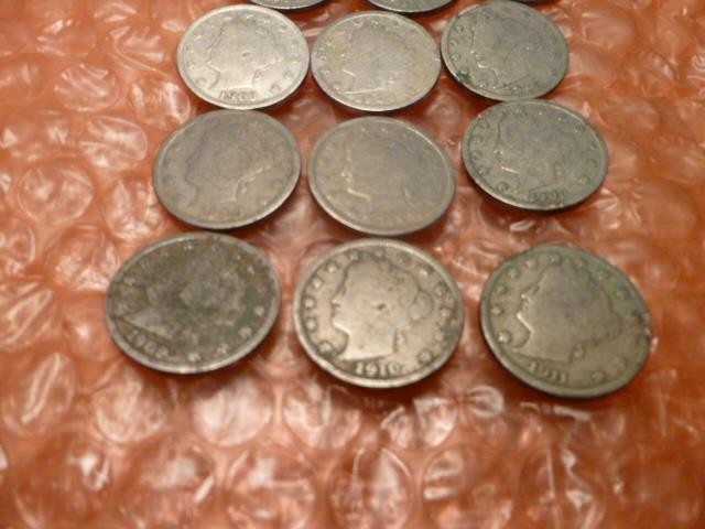 Liberty Nickels 1900-1912 Full Dates Good or Better 13 coins Total