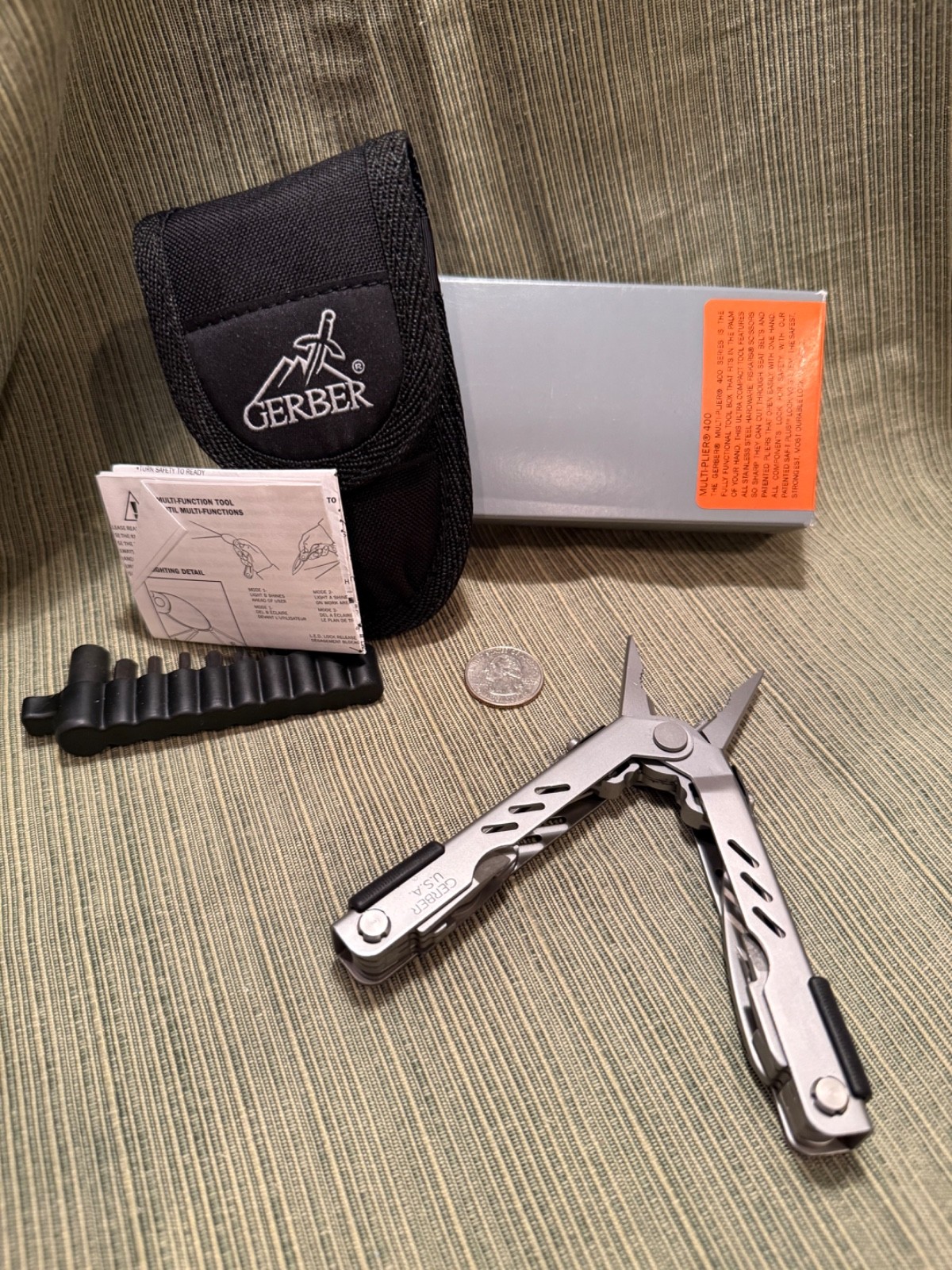 Gerber MP400 Compact Sport 05500 Multi-Plier Made in USA NIB w/ Sheath