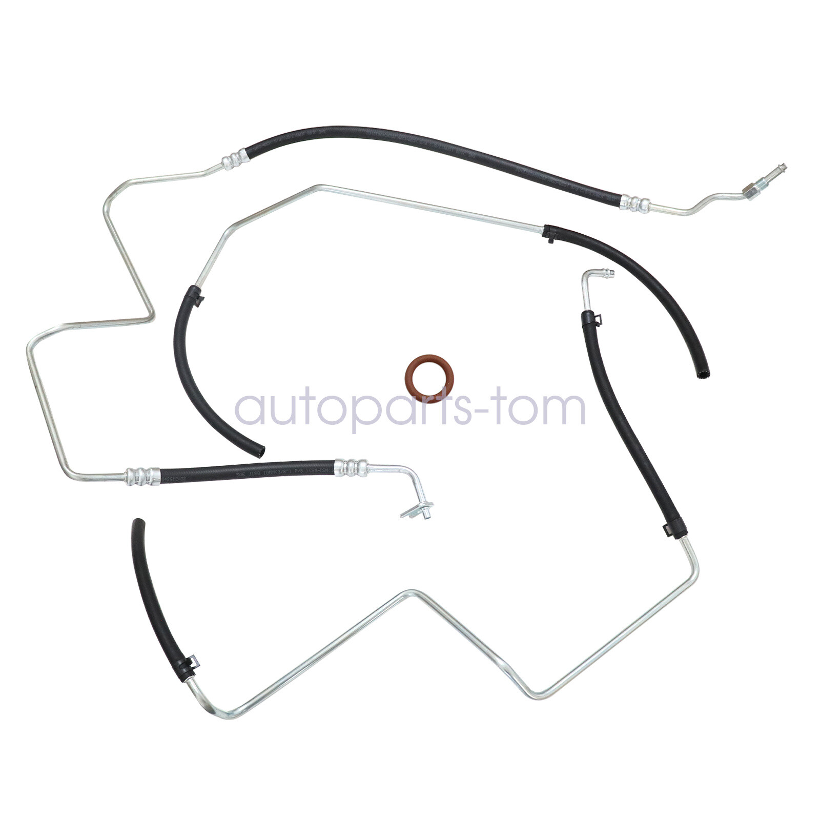 Set of 3 Power Steering Hose For 02-09 Chevy Chevrolet Trailblazer Envoy EXT GMC