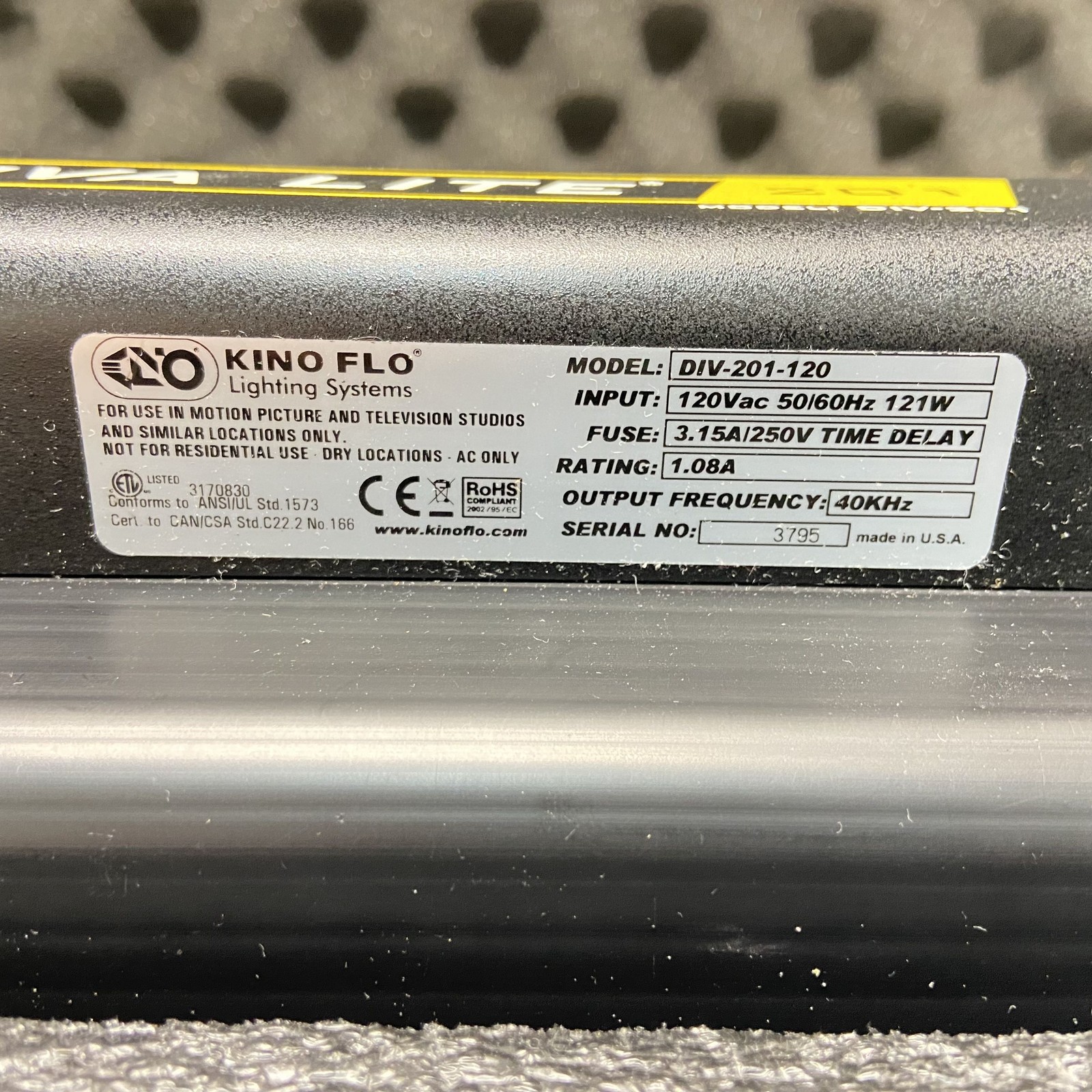 Kino Flo Diva Lite 201 DIV-201-120