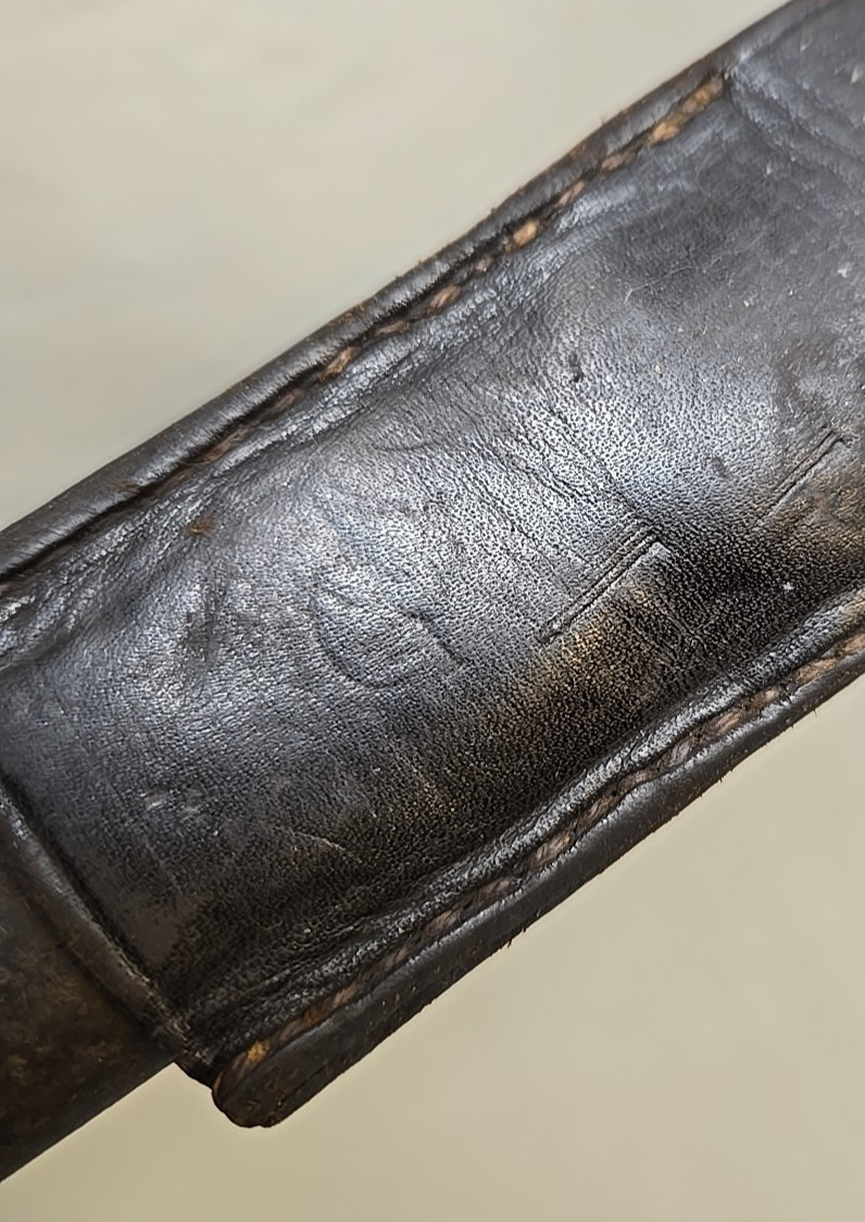 WWI German Prussian S84 K98 Sawback Bayonet w/Scabbard + Frog - Koeller Solingen