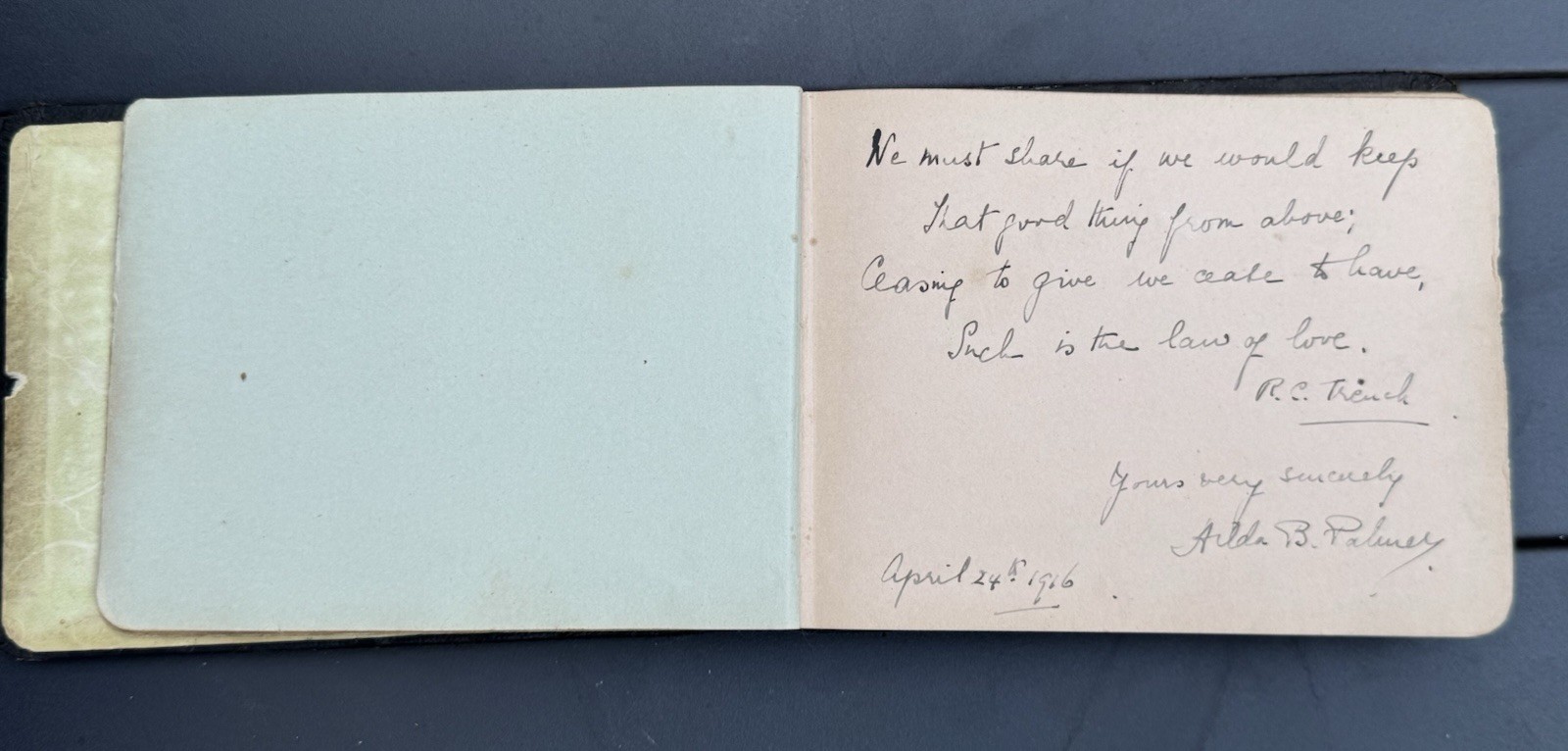 WWI ERA 1916-1920 AUTOGRAPH BOOK WAR ILLUSTRATION DRAWINGS & LOVE POEMS RARE!!