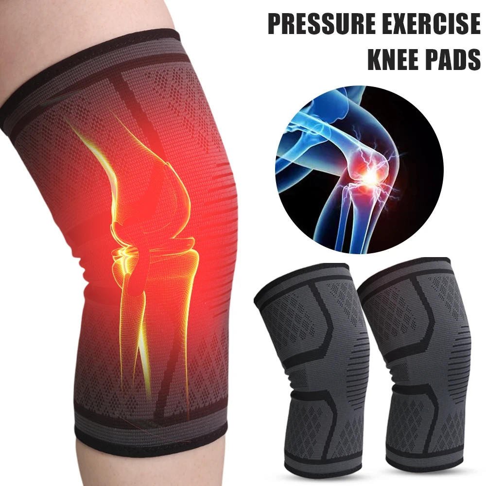 Knee Sleeve Compression Brace Support For Sport Gym Joint Pain Arthritis Relief