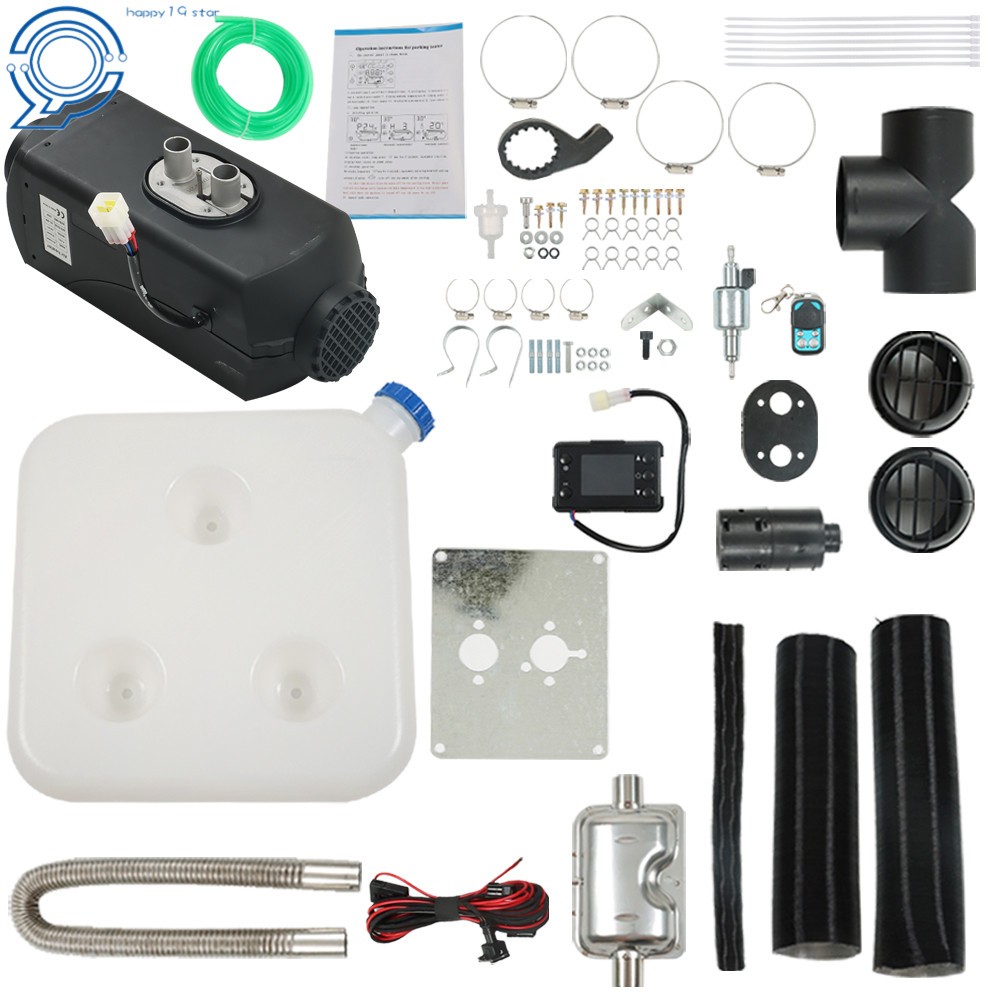 Remote Control for Car Bus Camper RV Indoors Diesel Air Heater 12V 5KW 5000W LCD