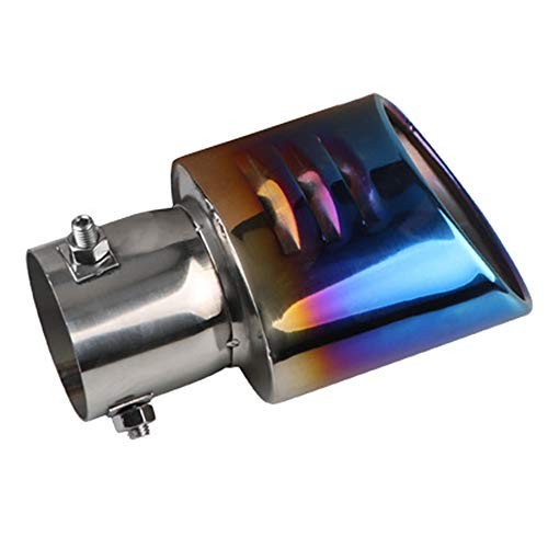 Universal Straight Type Stainless Steel Bolt-On Car Exhaust Tail Muffler Tip