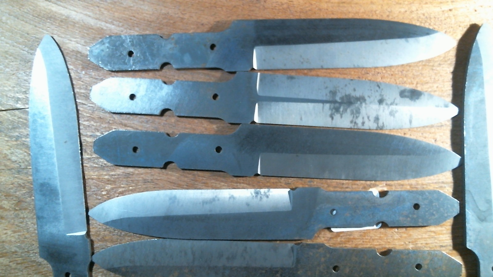 B5 12 High Carbon Steel Dagger Knife Blade Blank Colonial Knife USA 1 DOZEN