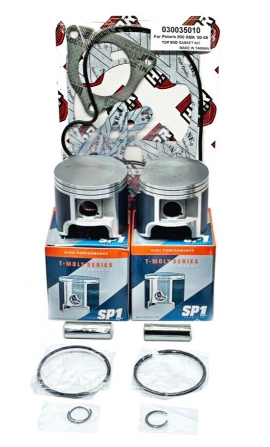 POLARIS 800 SPI PISTONS HPR TOP END GASKET KIT 2000-2005 00-05 RMK XC SP