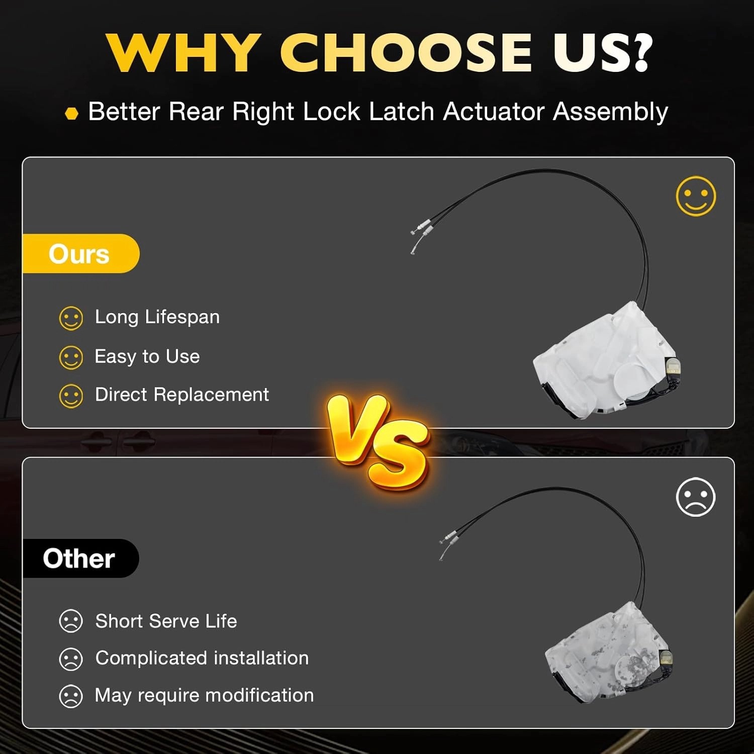 Sliding Door Lock Latch Actuator Right Passenger Side For 2011–17 Toyota Sienna