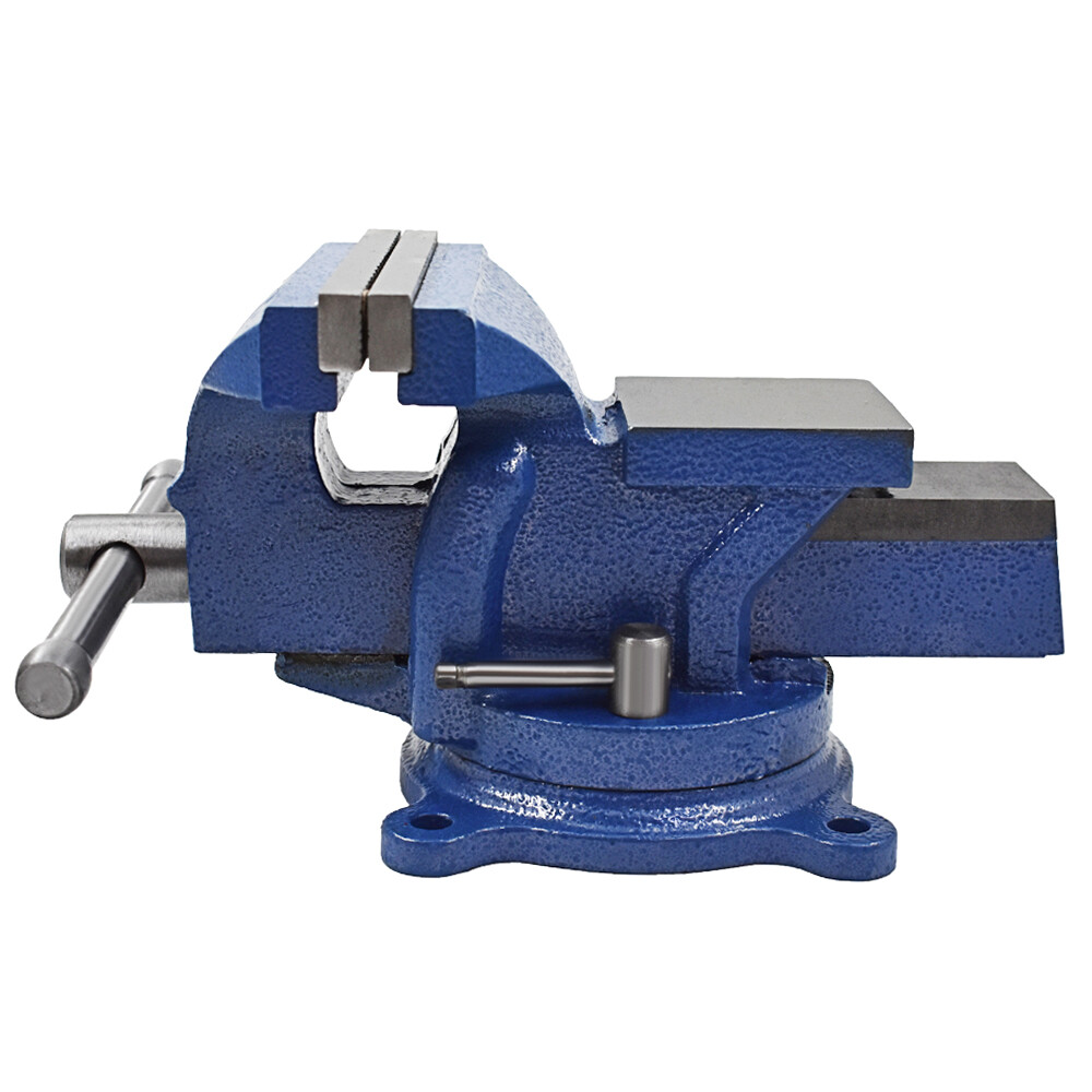 4" /5" /6" /8" Bench Vise w/ Anvil Swivel Base Heavy Duty Vice Multipurpose