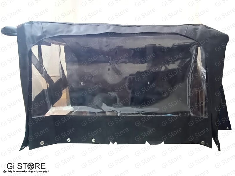 OEM Quality Suzuki Samurai Replacement Soft Top1986-1994 Clear Windows In Black