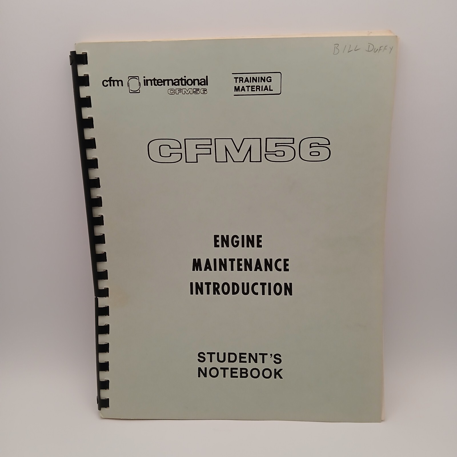 Vintage CFM International CFM56 Engine Maintenance Introduction Student Notebook
