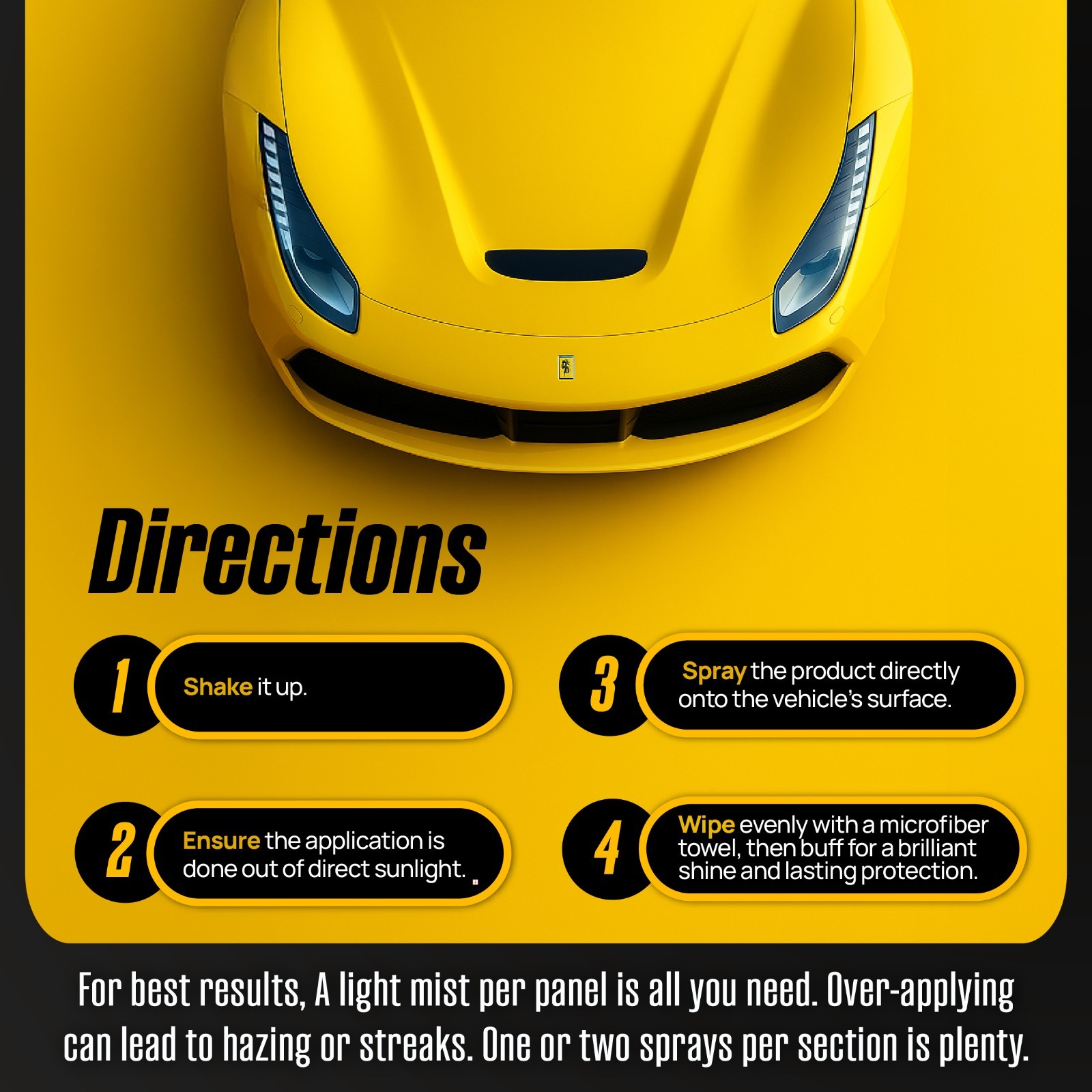 Ceramic Detailer (16 fl oz) – High-Gloss Ceramic Spray Coating for Sleek Finish