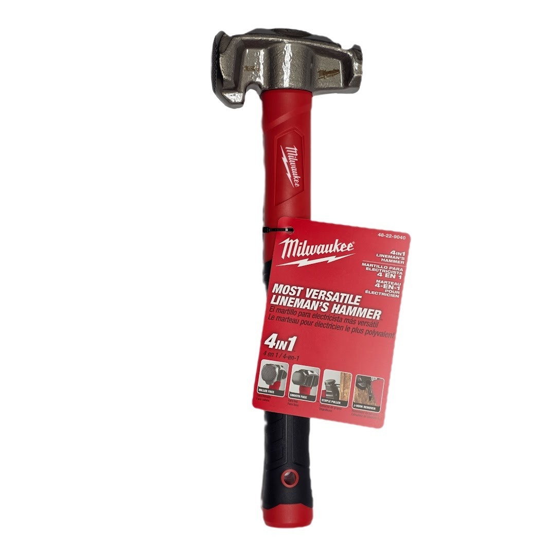 Milwaukee 48-22-9040 4in1 Lineman's Hammer