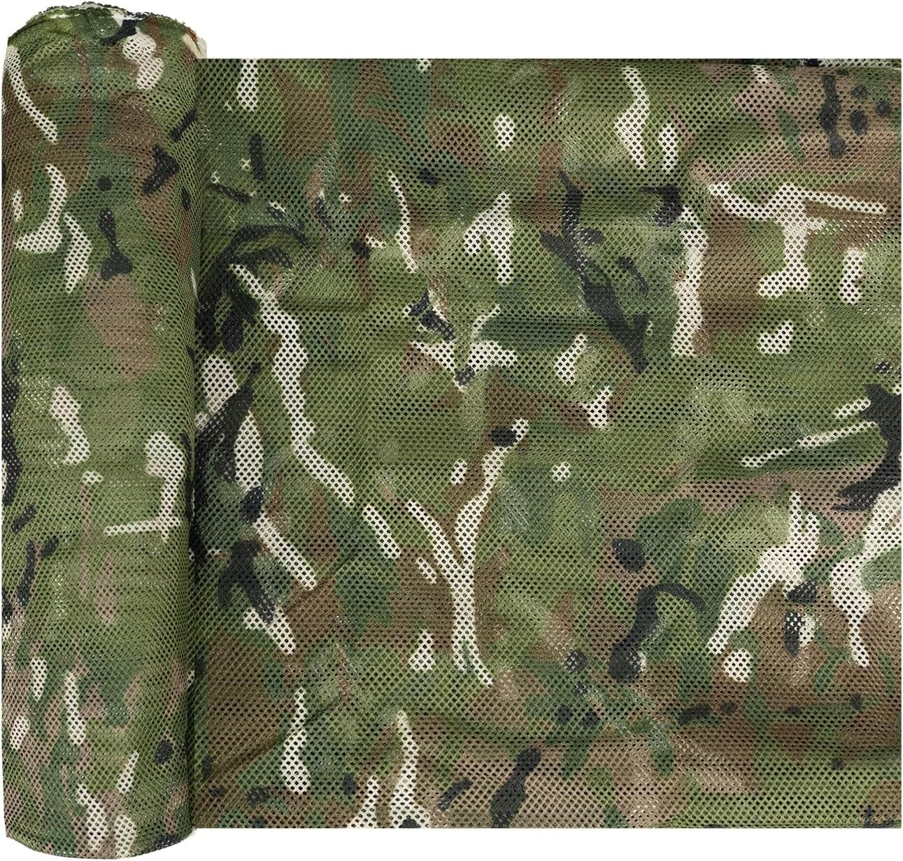 Camo Burlap Blind Material, Camo Netting Cover for Hunting Ground Blinds CP