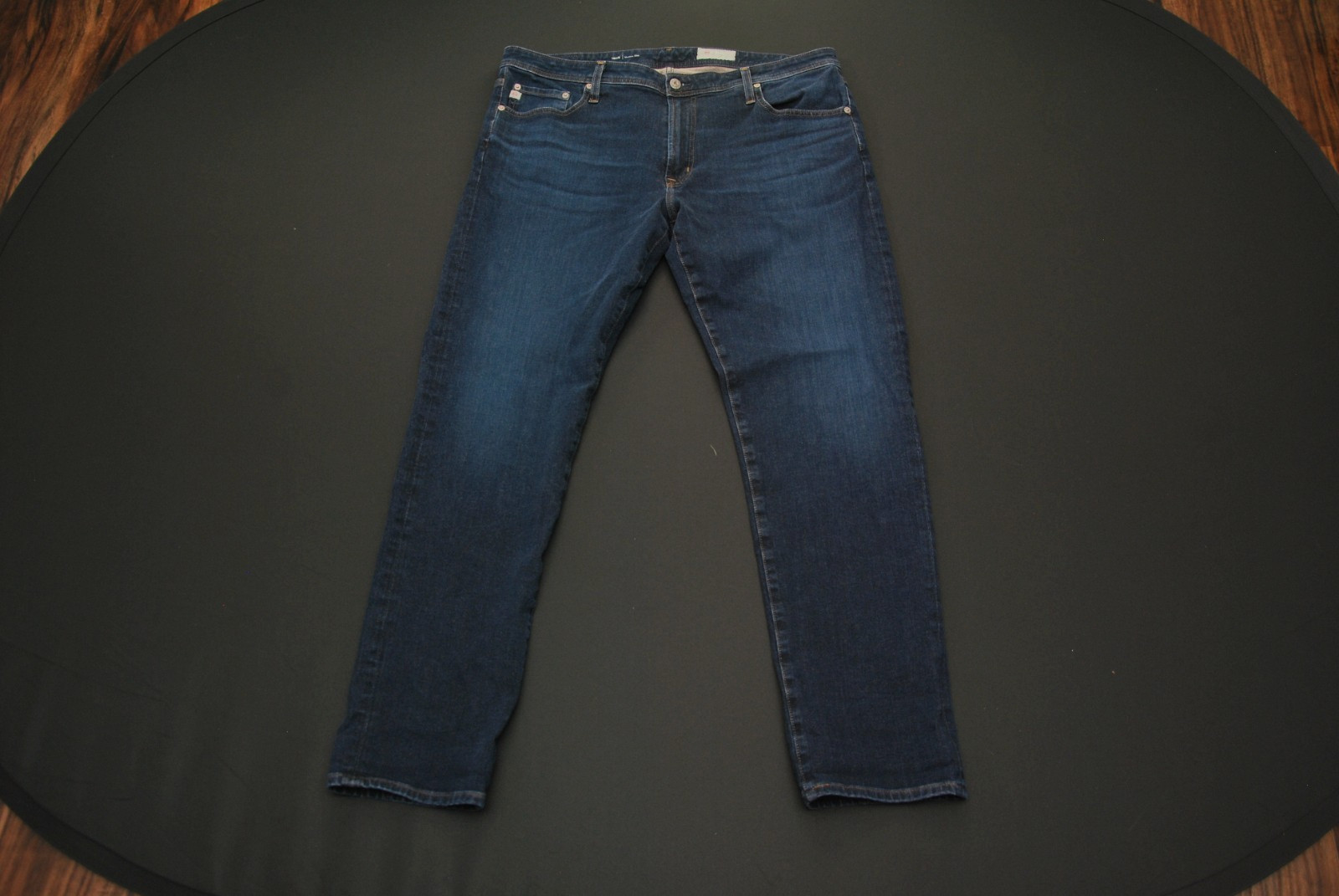 AG Adriano Goldschmied Tellis Jeans Blue Stretch Denim Size 38 X 31  9326G