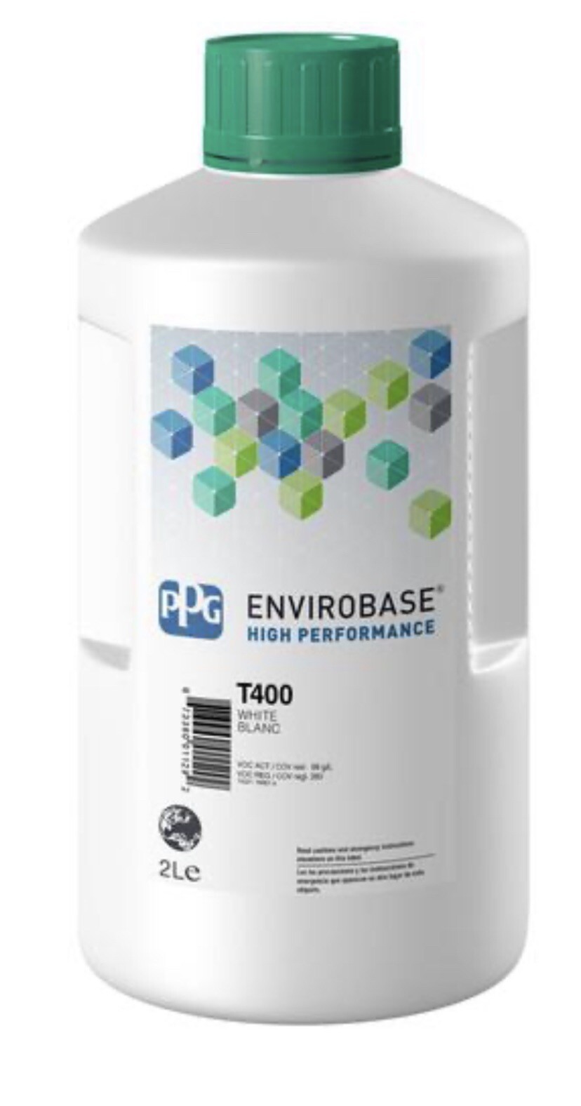 T400 2L PPG Envirobase High Performance White Paint Tint/Toner Free Shipping
