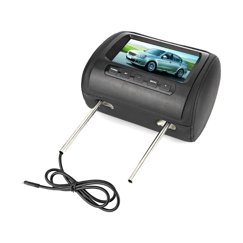 2 Pieces Car Headrest LCD Video Monitors MP5 DVD Display with Wireless Control