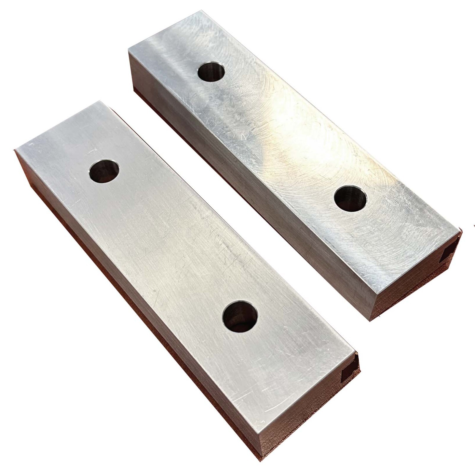 7" Serrated Vise Jaw Set for 6" Kurt Style Vise