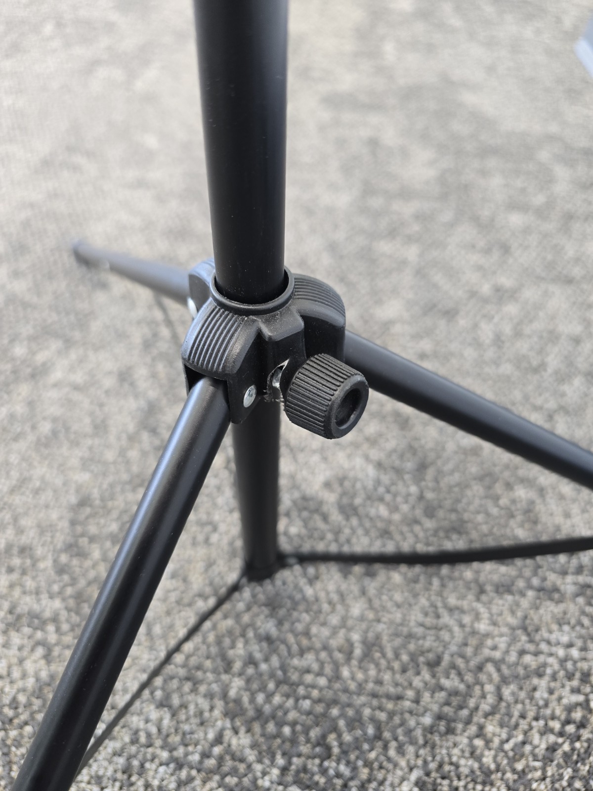 Folding Metal Sheet Music Stand Black Adjustable Tripod Portable