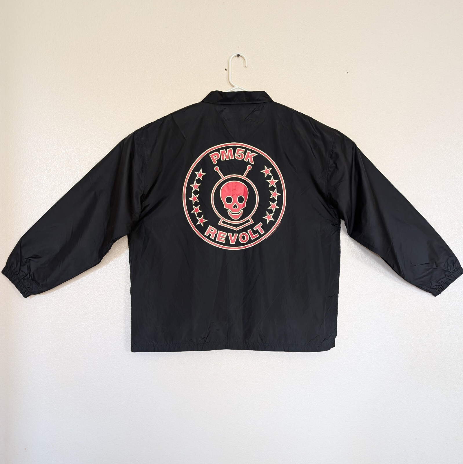 Vtg Powerman 5000 XL Coaches Jacket Tonight The Stars Revolt 2000 Giant Y2K New