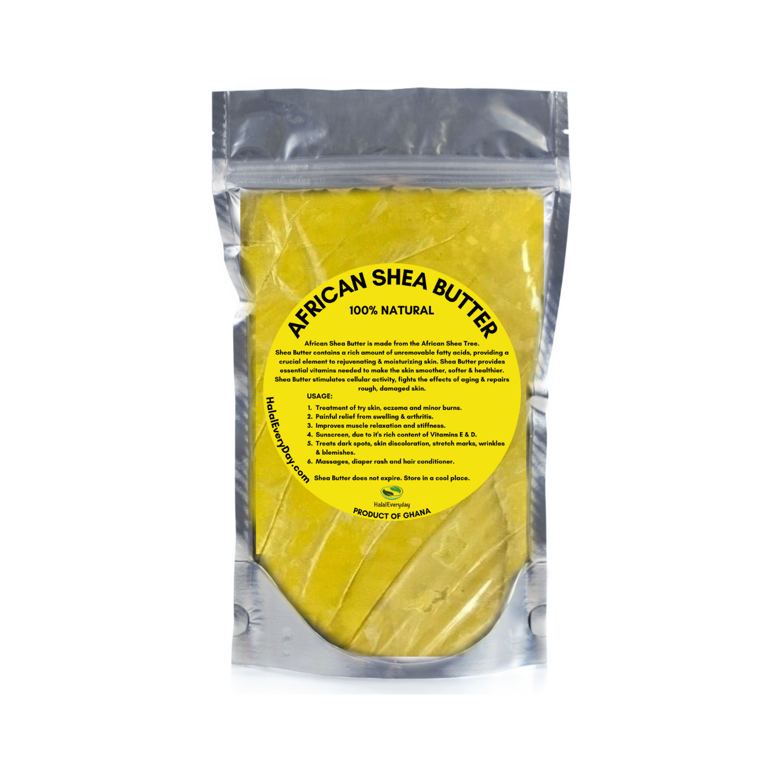 Raw African Shea Butter - 100% Pure Unrefined Natural Organic From Ghana Bulk