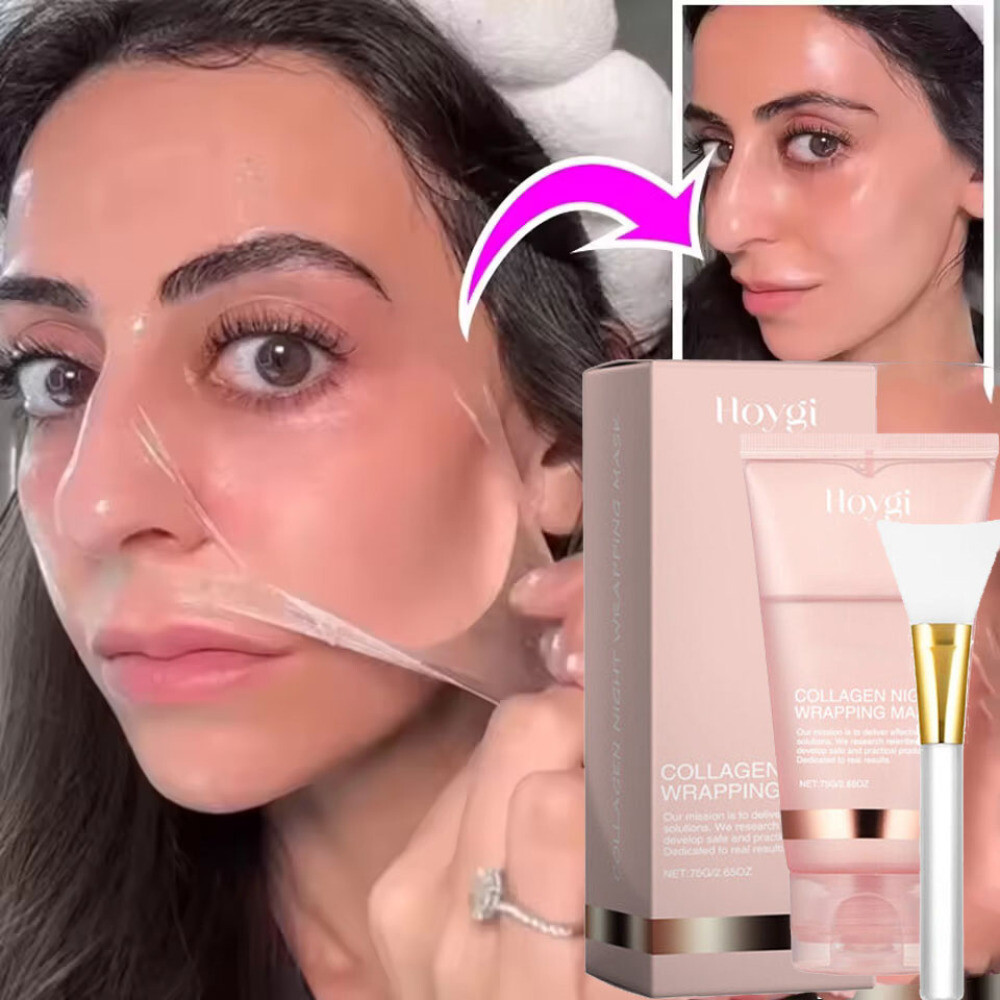 Collagen Overnight Wrapping Mask KOREAN GLASS SKIN ROUTINE Elasticity Hydration