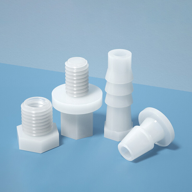 Plastic Tube Stopper Threaded Plugs Bung End Caps Barbed Hose Fitting Inserts