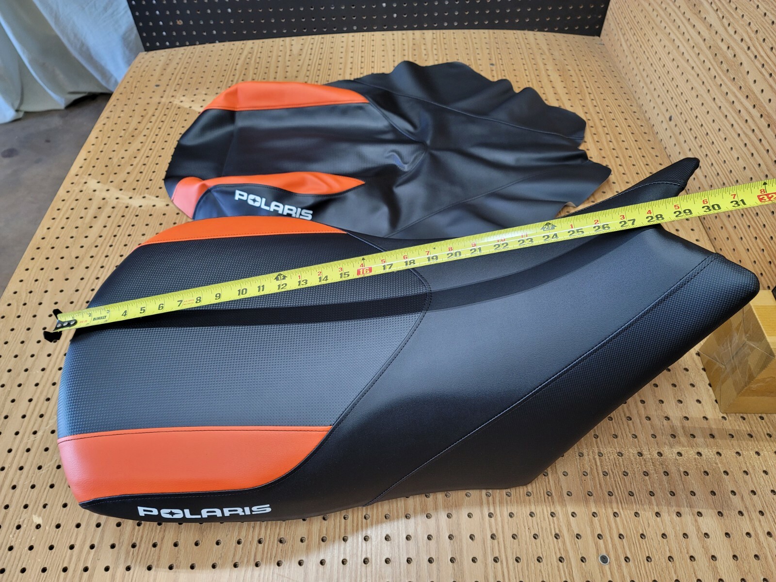 POLARIS SPORTSMAN 550 850 1000 XP SEAT COVER 2009 TO 2017 (BLACK&ORANGE) [P*-21]