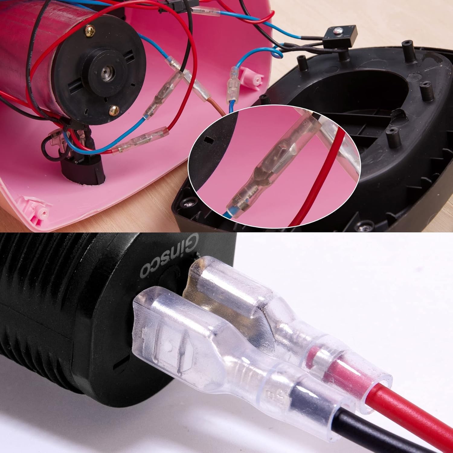 324 Pcs Clear Heat Shrink Tubing Assortment Cable Wrap Kit Transparent Tube Set