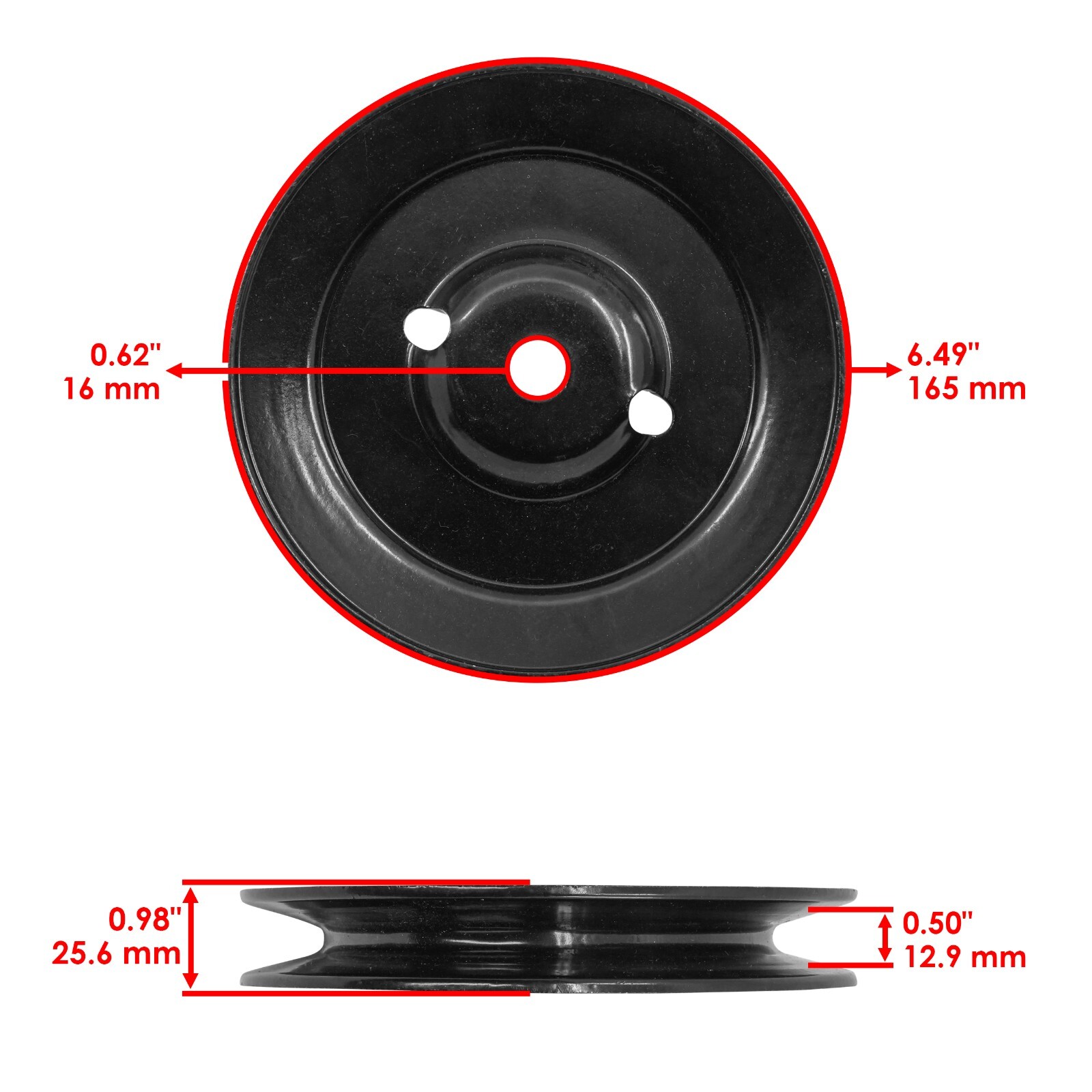 Deck Spindle w/ Blade Pulley & Belt for John Deere X530 X534 X540 X590 48"
