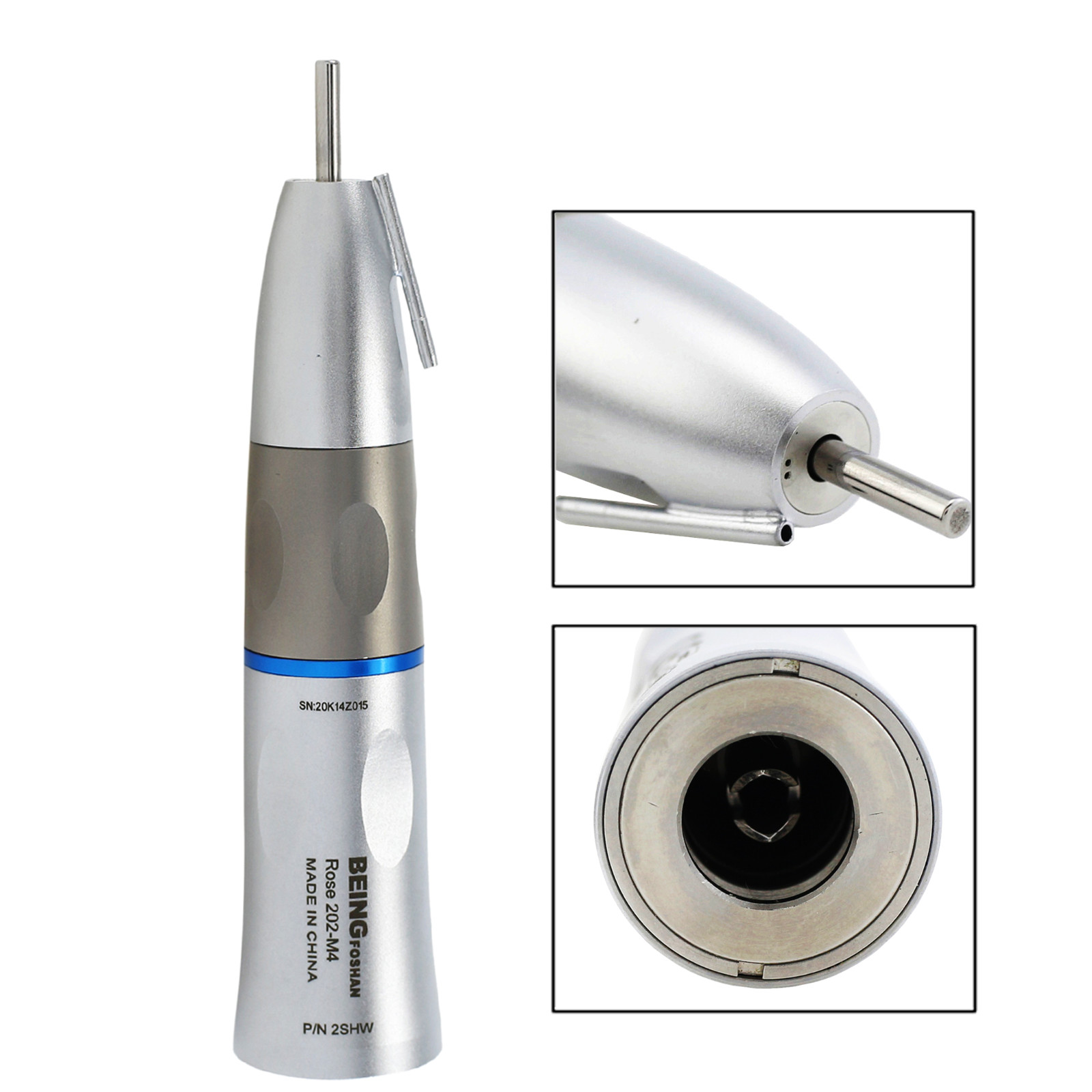 COXO Dental Surgical Handpiece Straight Cone Nose LED External Water Low Speed