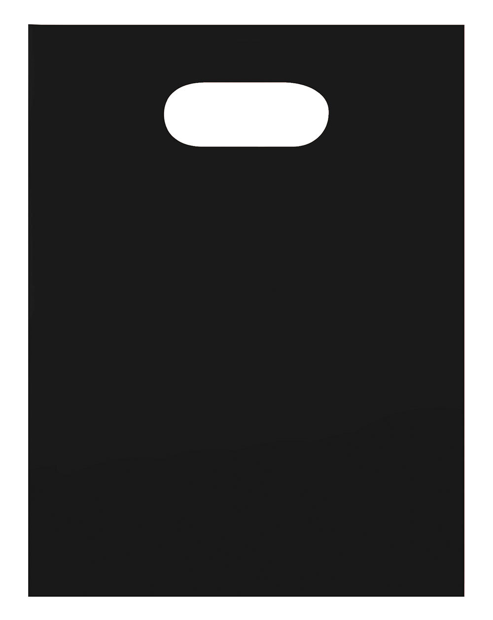 Small Low Density Black Merchandise Bags - 9" x 12"- Case of 1,000