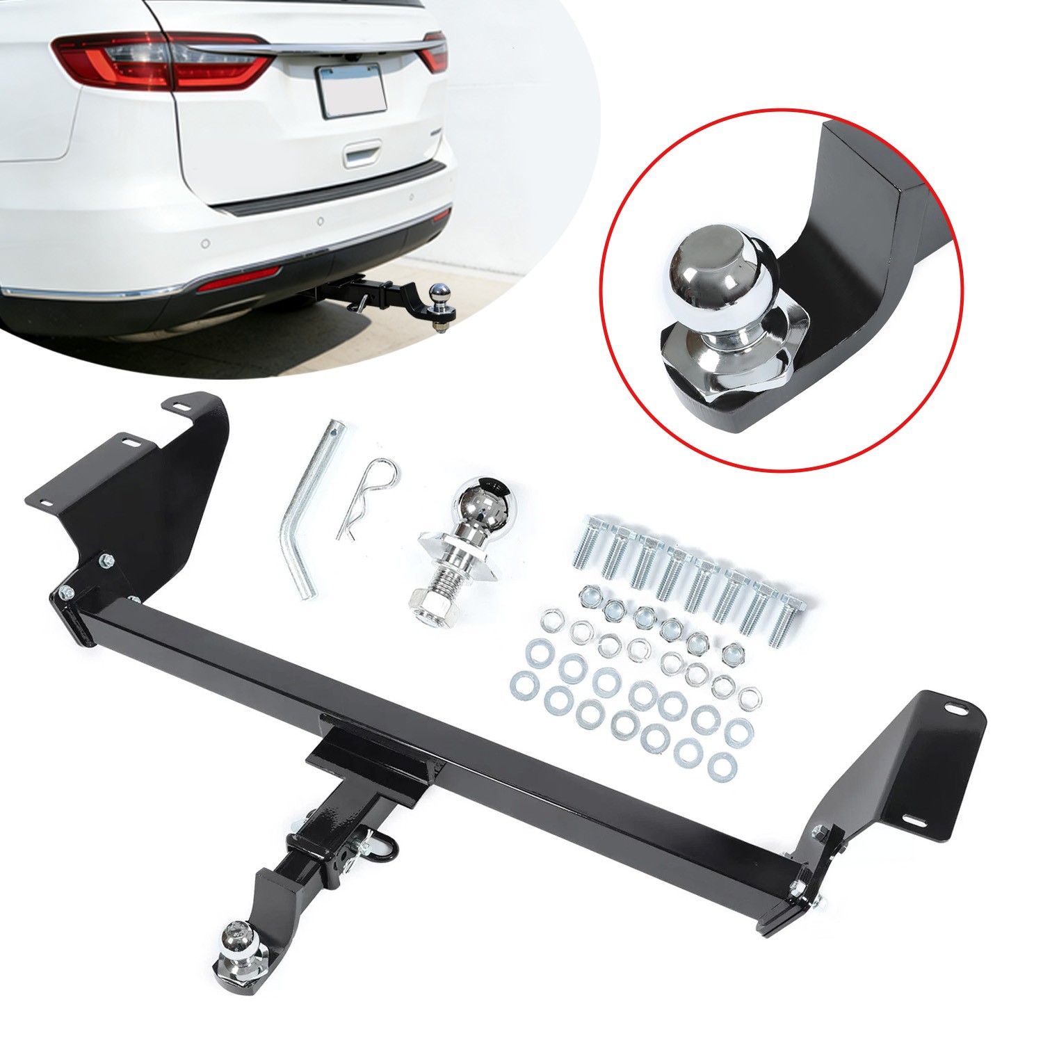 Rear Bumper Trailer Hitch For Dodge Grand Caravan Chrysler Town Country 08-20