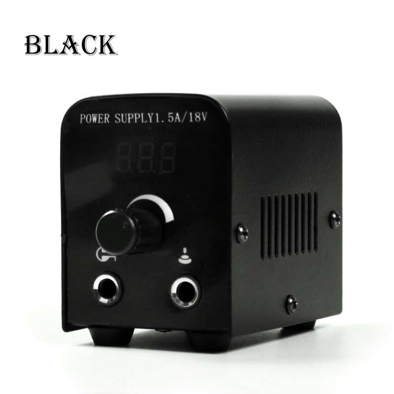 Mini Tattoo Digital Power Supply w/Padel and Clip cord