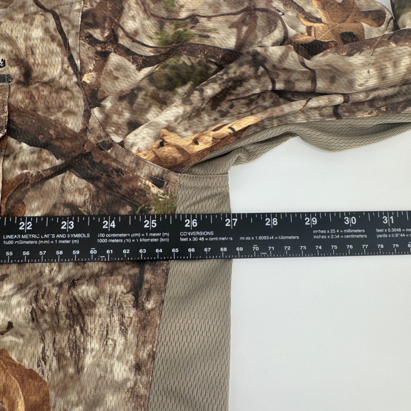 NEW Cabelas Zonz Woodlands Camo Long Sleeve Button Up Shirt Mens 2XL Hunting NWT