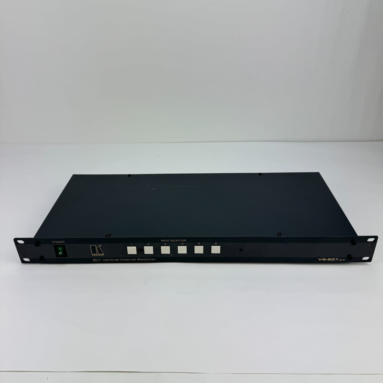 Kramer VS-601XLM 6x1:3 Composite Video & Stereo Audio Switcher 110V 21-0575010