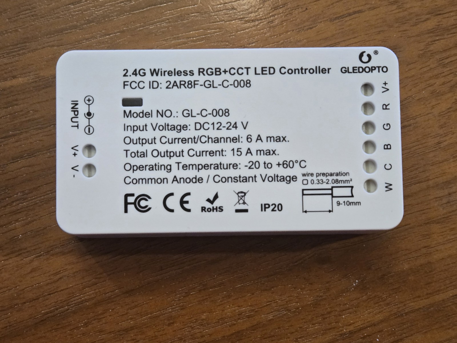Gledopto Zigbee 3.0 LED Controller RGB CCT RGBW GL-C-008 2.4G Wireless