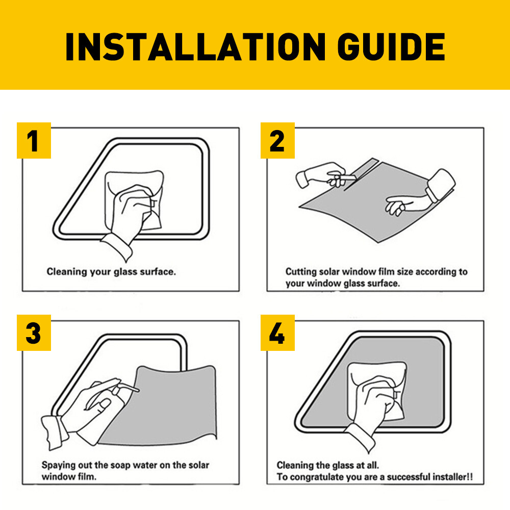 20"x10FT Uncut Roll Window Mirror Silver Chrome Tint Film Car Home Office Glass