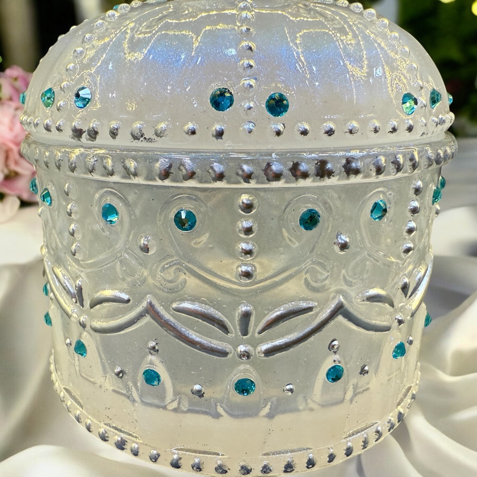 Handmade Filigree Jar Mold For Resin