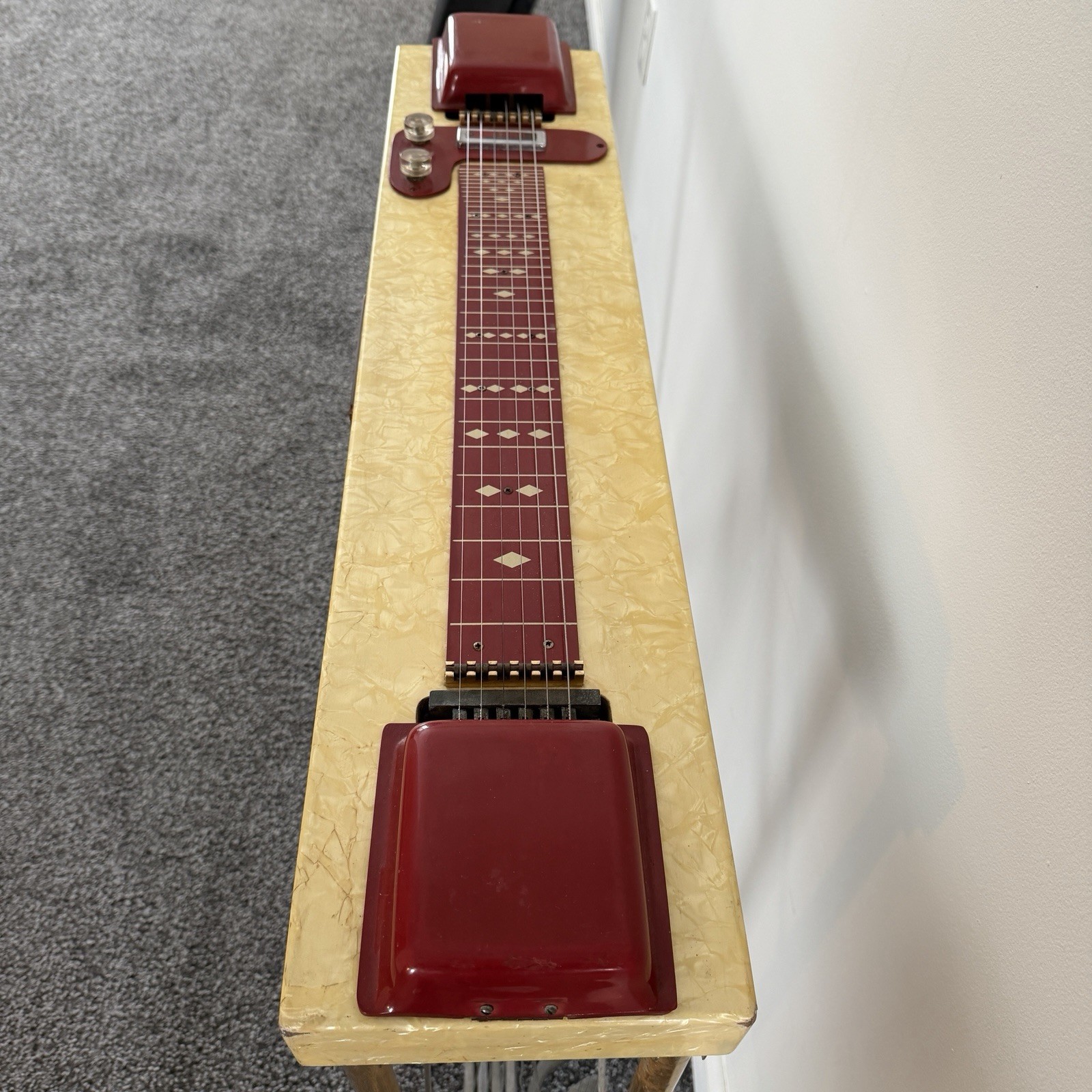 Harlin Bros Multi-Kord 6-Pedal Steel Guitar w/Case 1949-51 Indianapolis Tested