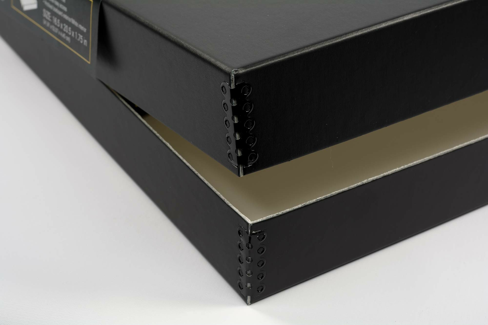 Lineco Archival Folio Storage Box Metal Edge Archival Boxboard Acid-Free 16x20x2