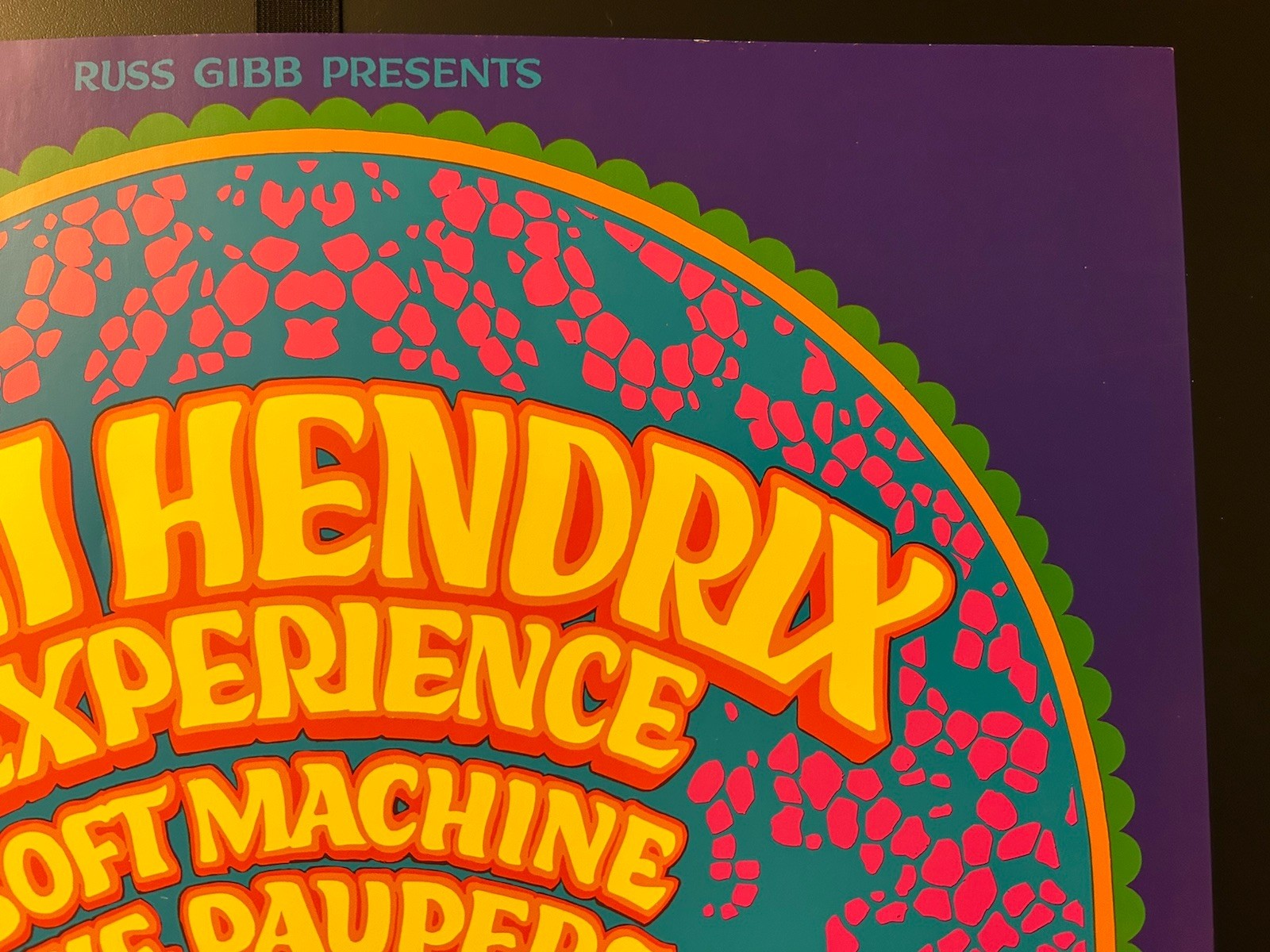 1988-JIMI HENDRIX EXPERIENCE 20TH ANNIVERSARY POSTER-CNE TORONTO-GARY GRIMSHAW-#