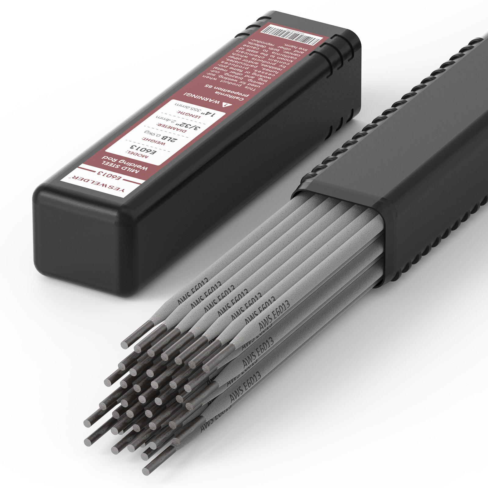 YESWELDER E6013 3/32'', 1/8'', 5/32'' Welding Rod Carbon Steel Stick Electrodes